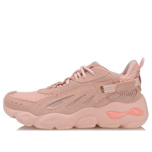 Кроссовки new york fashion week breathable lightweight casual dad shoes pink Li-Ning, розовый