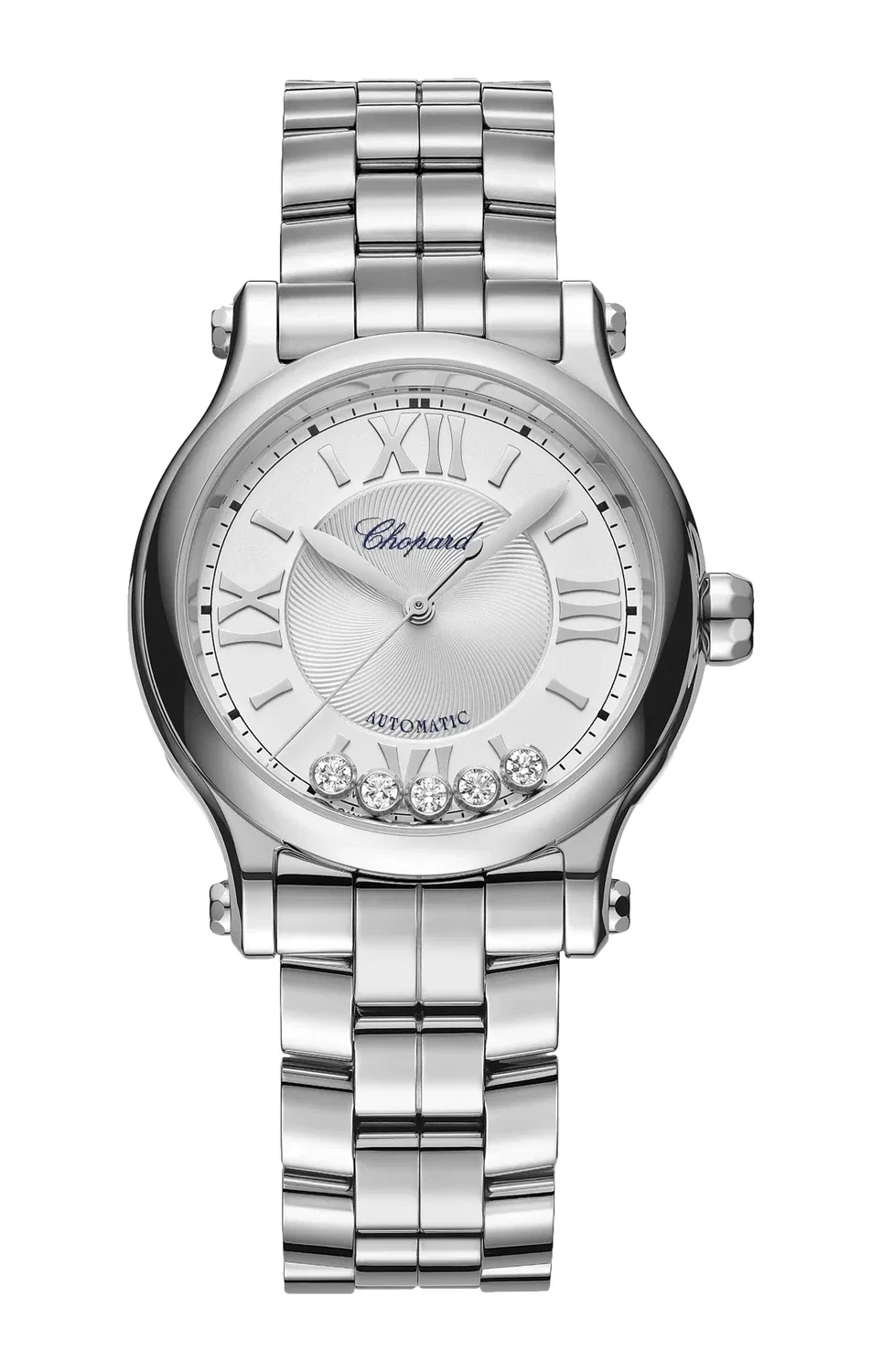 HAPPY SPORT 33 ММ, АВТОМАТИЧЕСКИЕ, LUCENT STEEL, БРИЛЛИАНТЫ - 278608-3002 CHOPARD, золотой