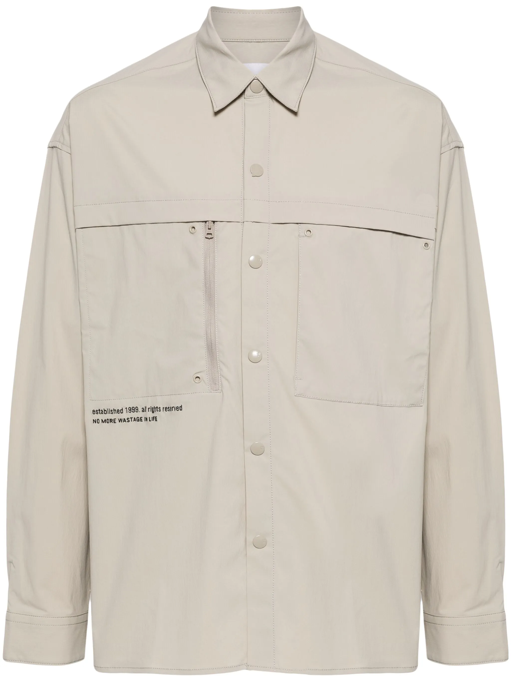 

Куртка-рубашка с карманом на молнии Izzue, бежевый