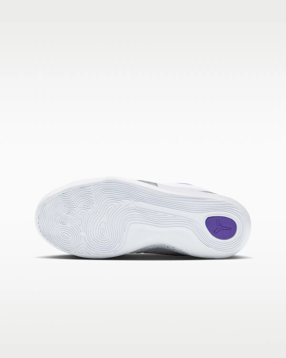 Детские баскетбольные кроссовки Kobe IX, White/Court Purple — фото 2