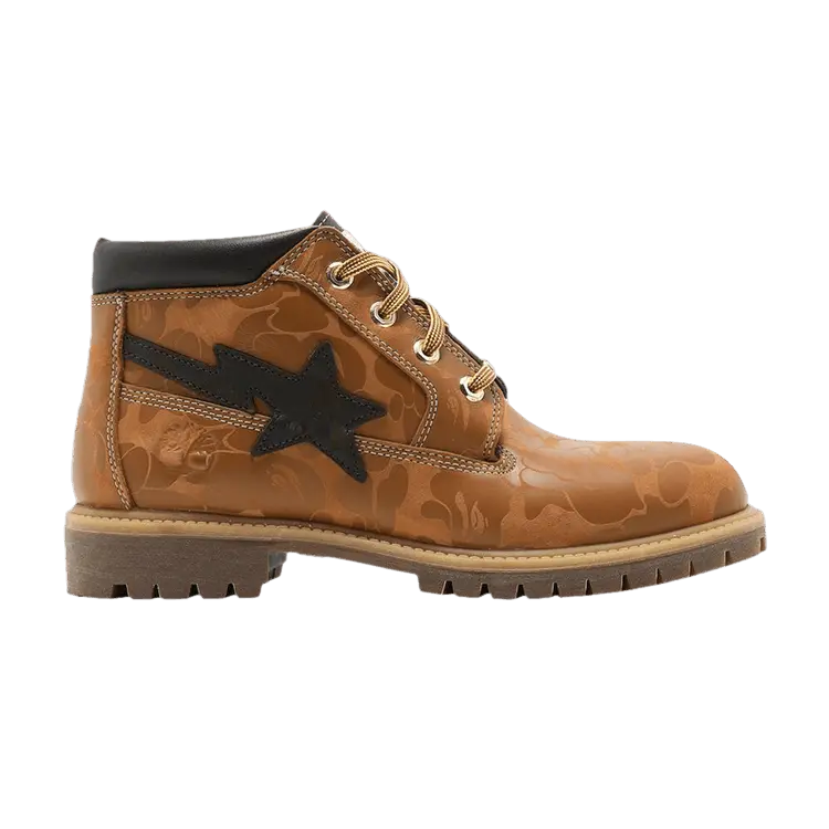 

Ботинки Timberland BAPE x Chukka Classic Boot Wide Wheat, коричневый