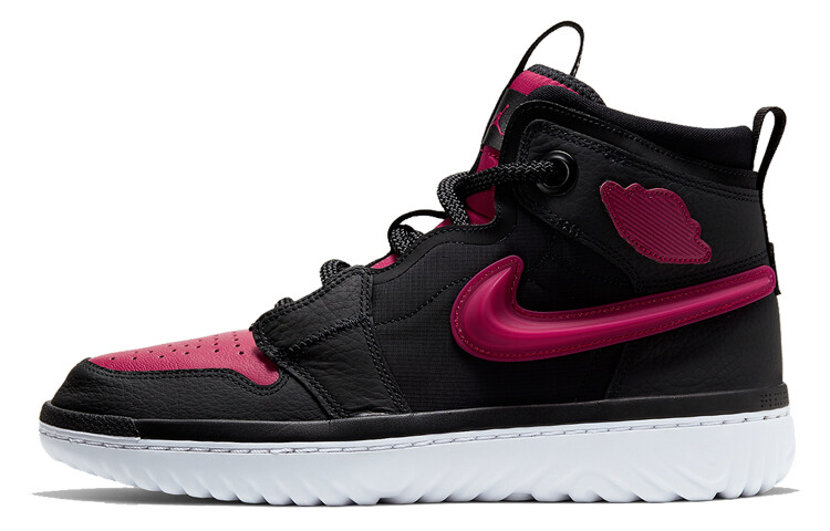 

Кроссовки JORDAN 1 High React Black Noble Red