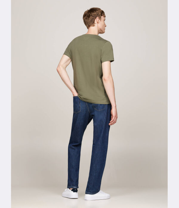 Футболки Slim fit Tommy Hilfiger, хаки — фото 3