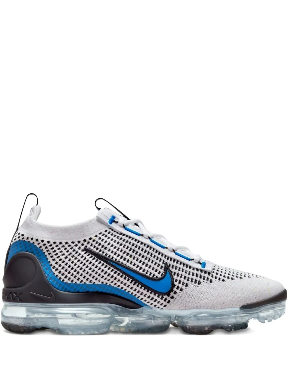

Кроссовки Air VaporMax 2021 Flyknit White/Black/Photo Blue Nike, белый