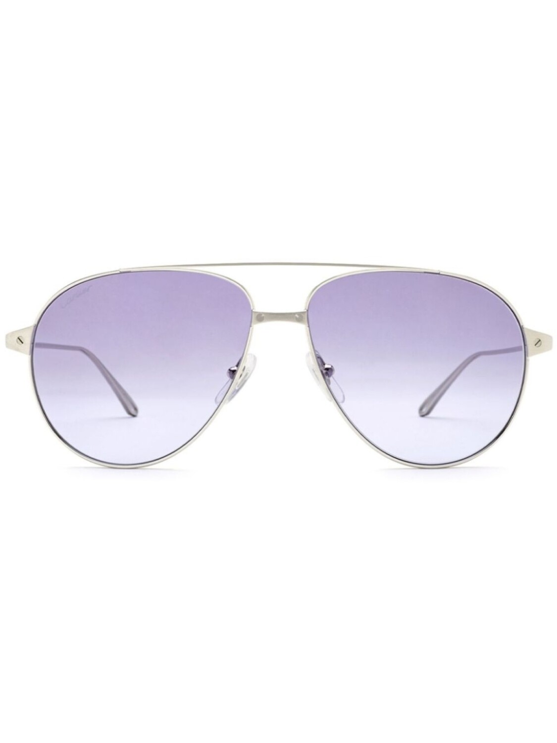 

Солнцезащитные очки с эффектом градиента Cartier Eyewear, серебряный