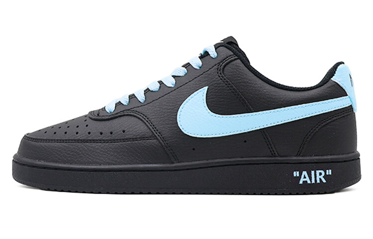 

Кроссовки Nike Court Vision 1 Skateboarding Shoes Unisex Low-top Blue, черный/синий