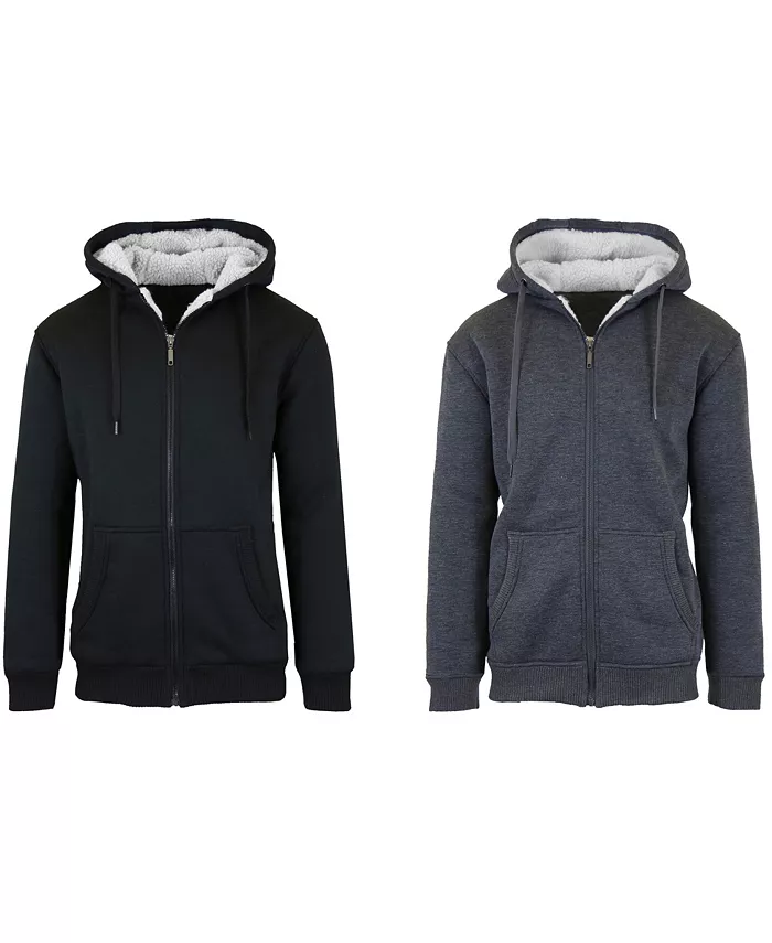 

Мужская утепленная толстовка на молнии Modern Fit с подкладкой из флиса, 2 шт Q-Active, коричневый