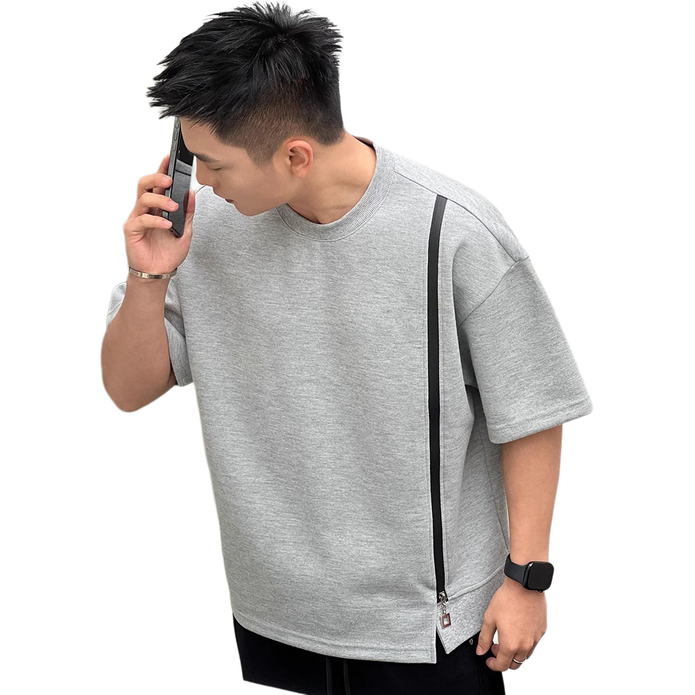 

Футболка Unisex Crew Neck Moderate Straight Fit ZIAREL, серый