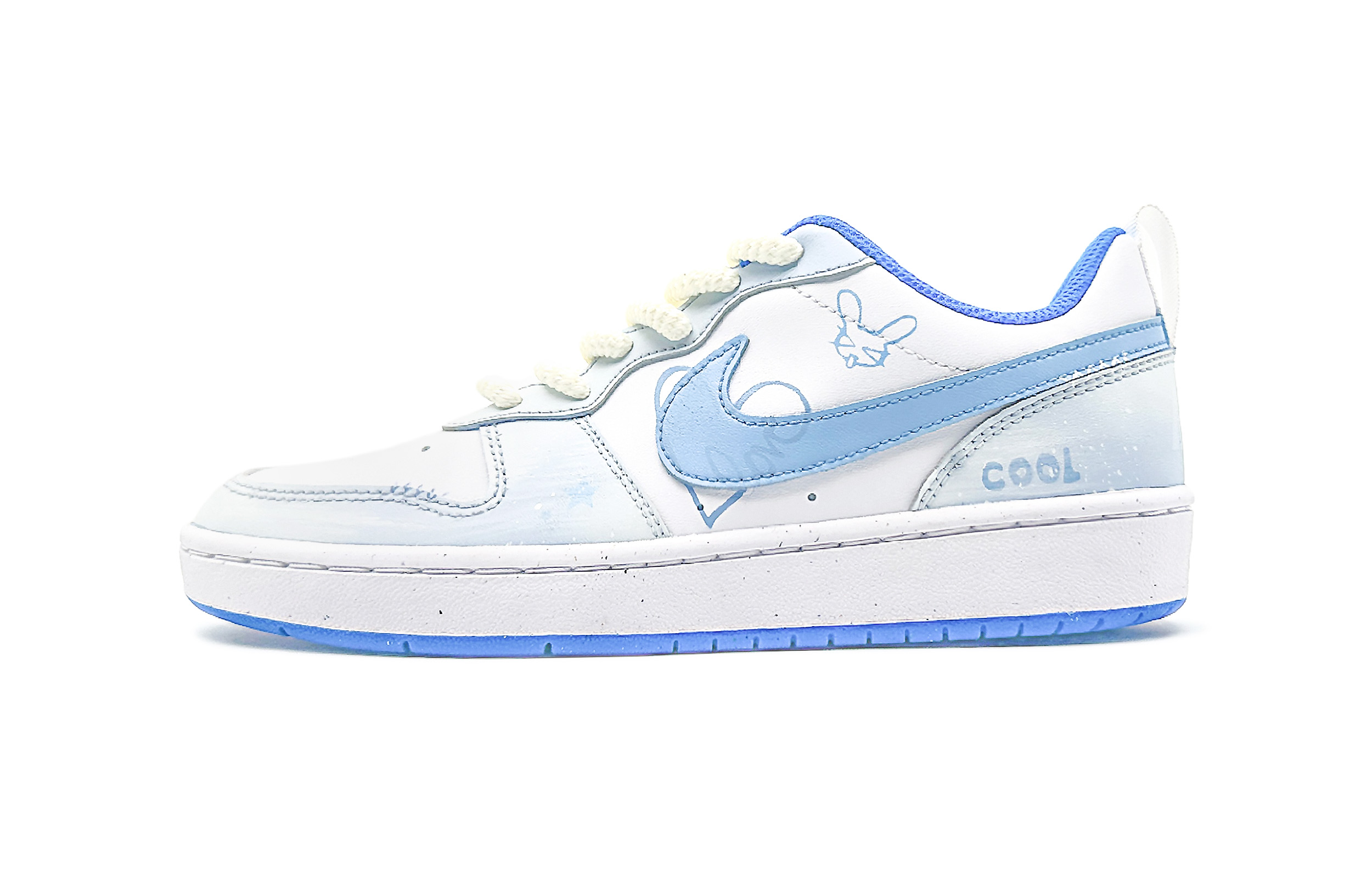 

Детские скейтерские кроссовки Court Borough для младших школьников Nike, синий