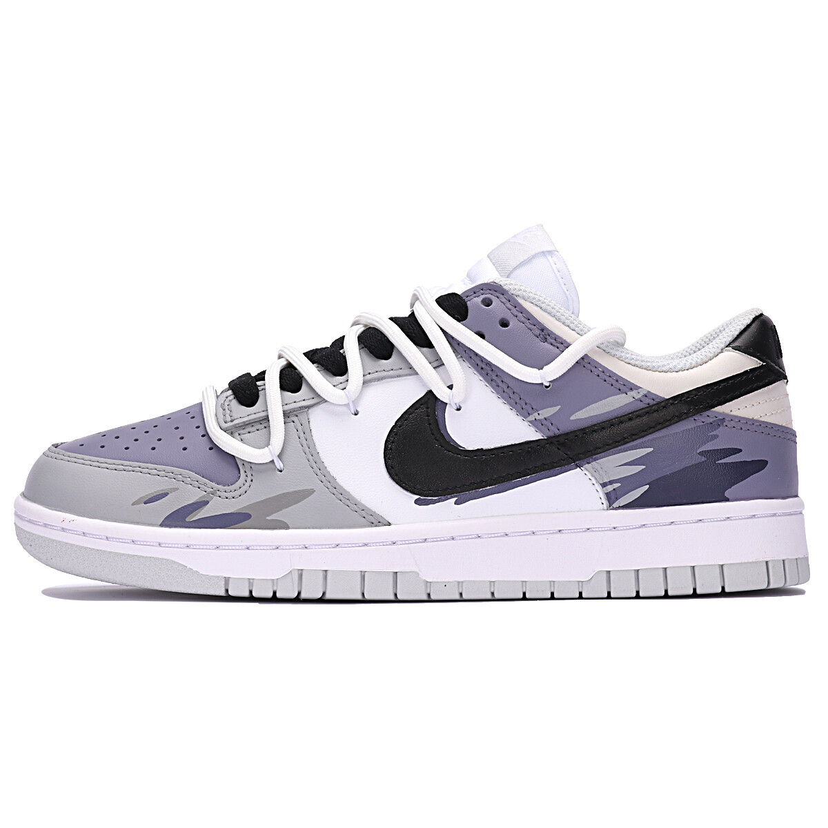 

Кроссовки Nike Dunk Skateboarding Shoes Women's Low-top Purple/Grey, фиолетовый