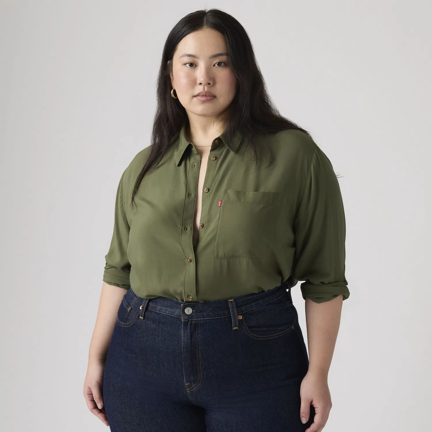 Рубашка Darlene (большого размера) Levi's, Green