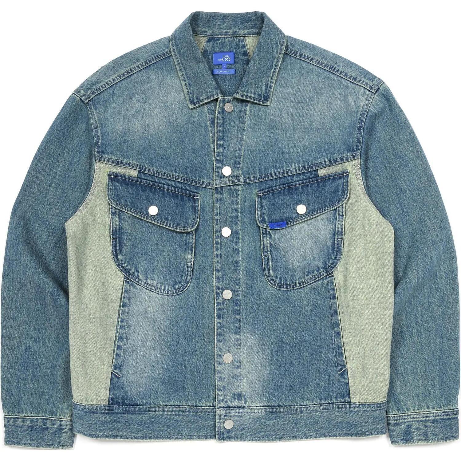 

Lee Индиго джинсовая куртка мужская светло-голубая, Light Blue