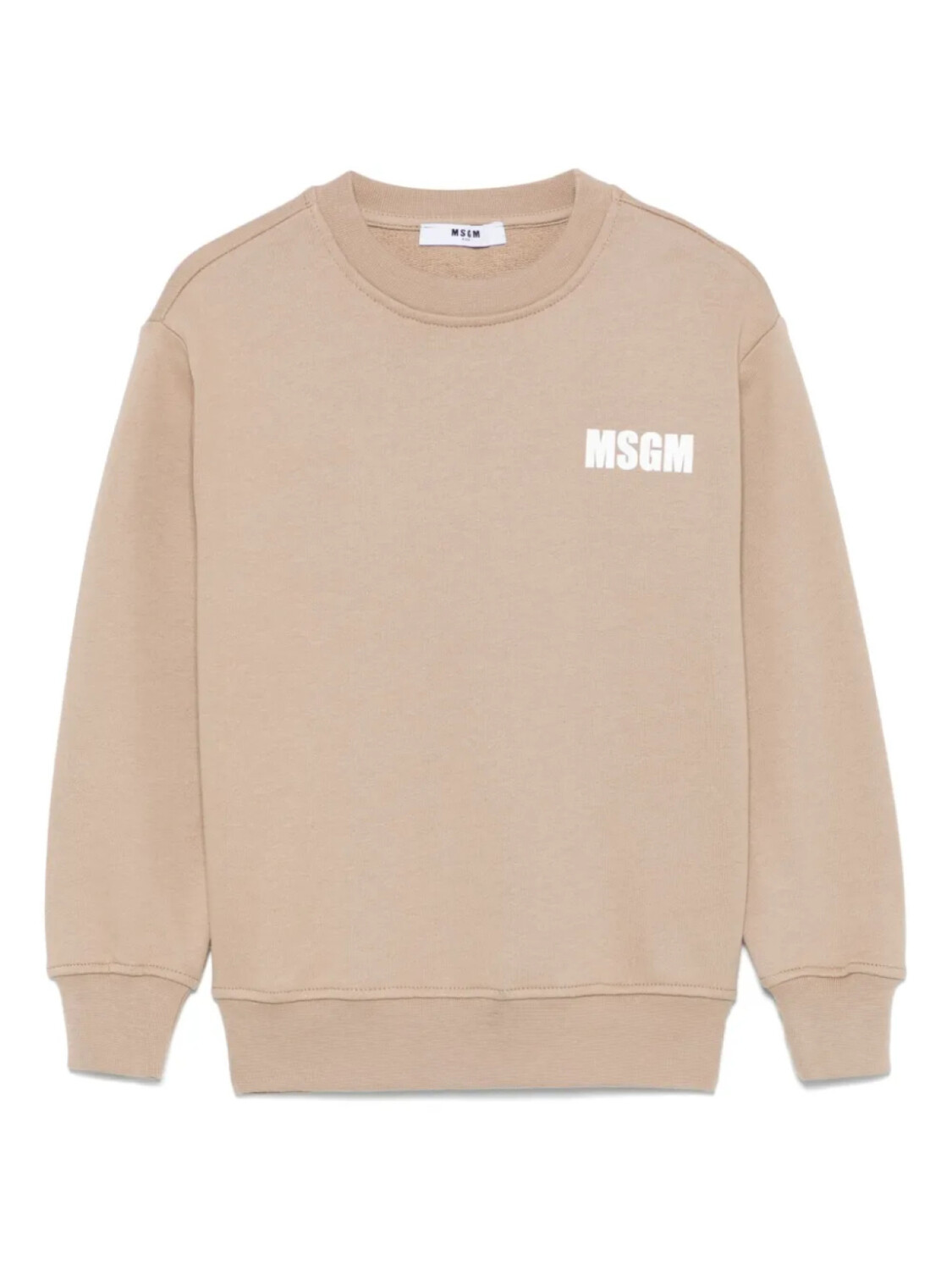 

Детская толстовка с логотипом MSGM MSGM Kids, нейтральный цвет