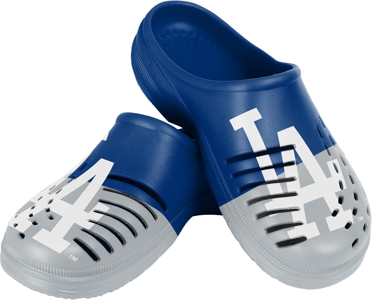 

Мужские сабо FOCO MLB с крупным логотипом и цветными блоками, Los Angeles Dodgers