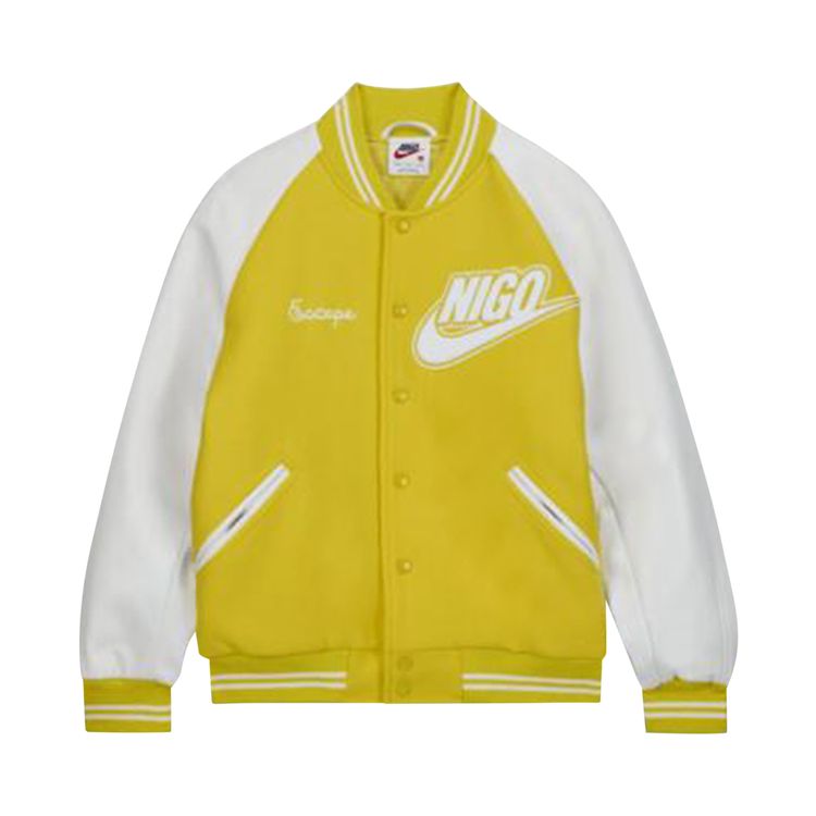 

Куртка Nike x Nigo NRG Varsity Jacket Yellow, желтый