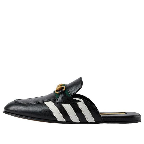 

Кроссовки adidas x slipper with horsebit 'black' Gucci, черный