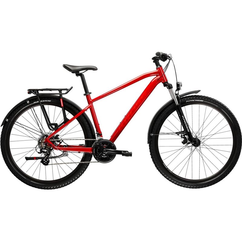 

Горный велосипед Kross Hexagon 2.0 EQ, красный/бордовый