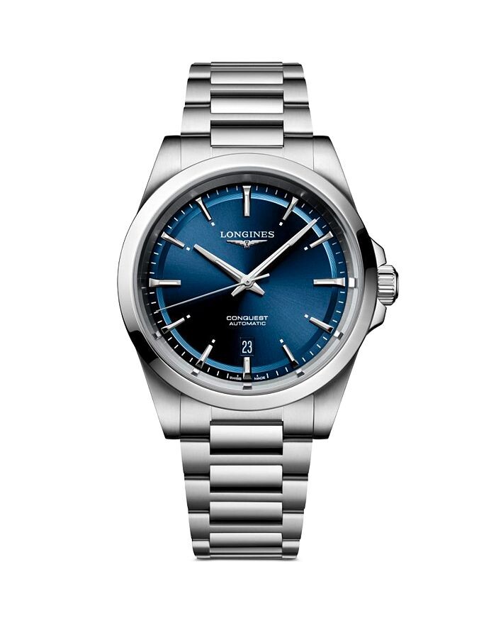 

Часы Longines Conquest, 41 мм, синий