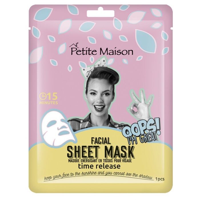 

Маска для лица Sheet Mask Time Release Mascarilla Facial Antiedad Petite Maison, 25 ml