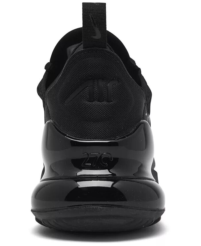 Большие детские кроссовки Air Max 270 Casual от Finish Line Nike, черный — фото 4