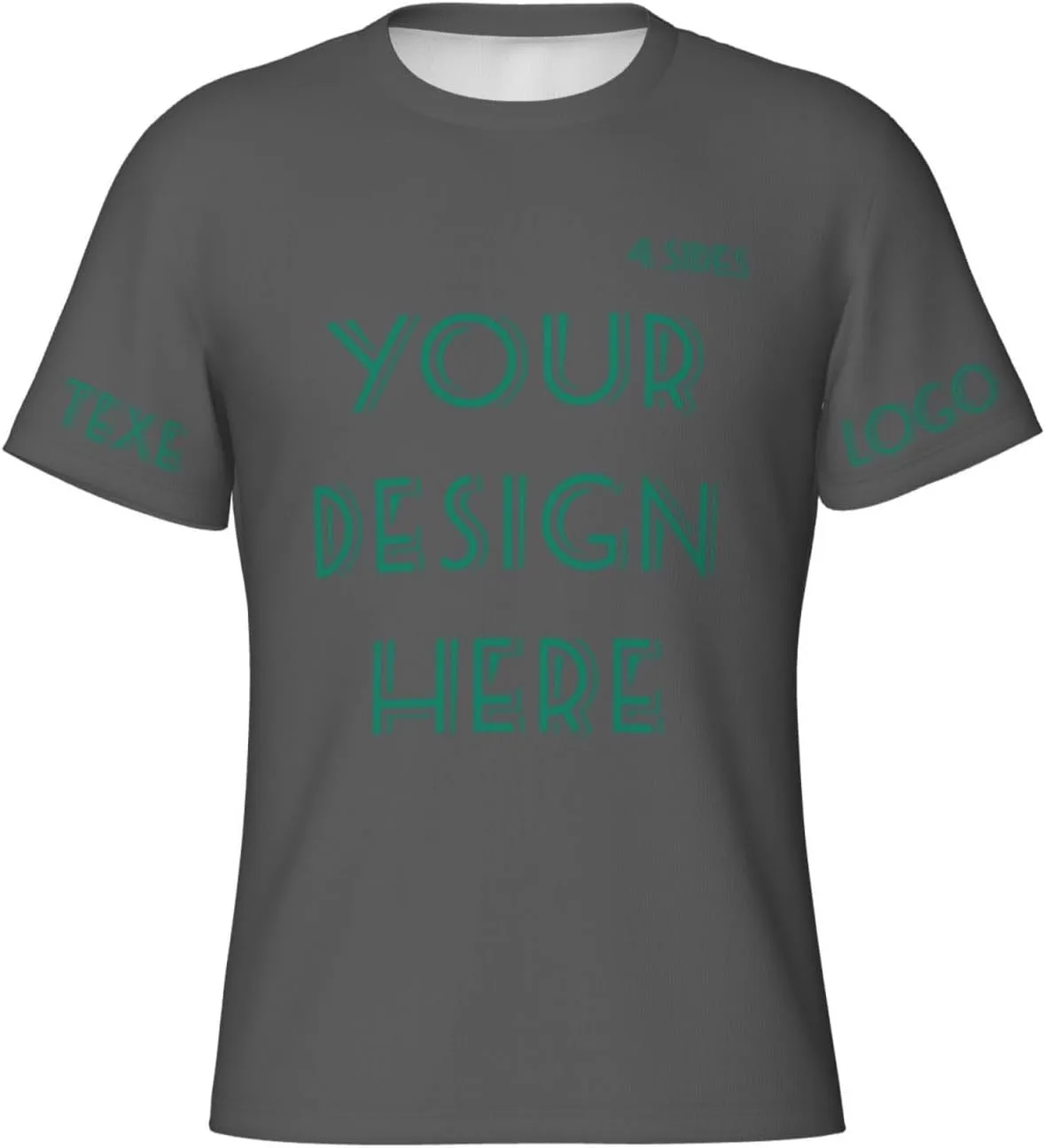 

Футболка Custom с принтом на 4 сторонах