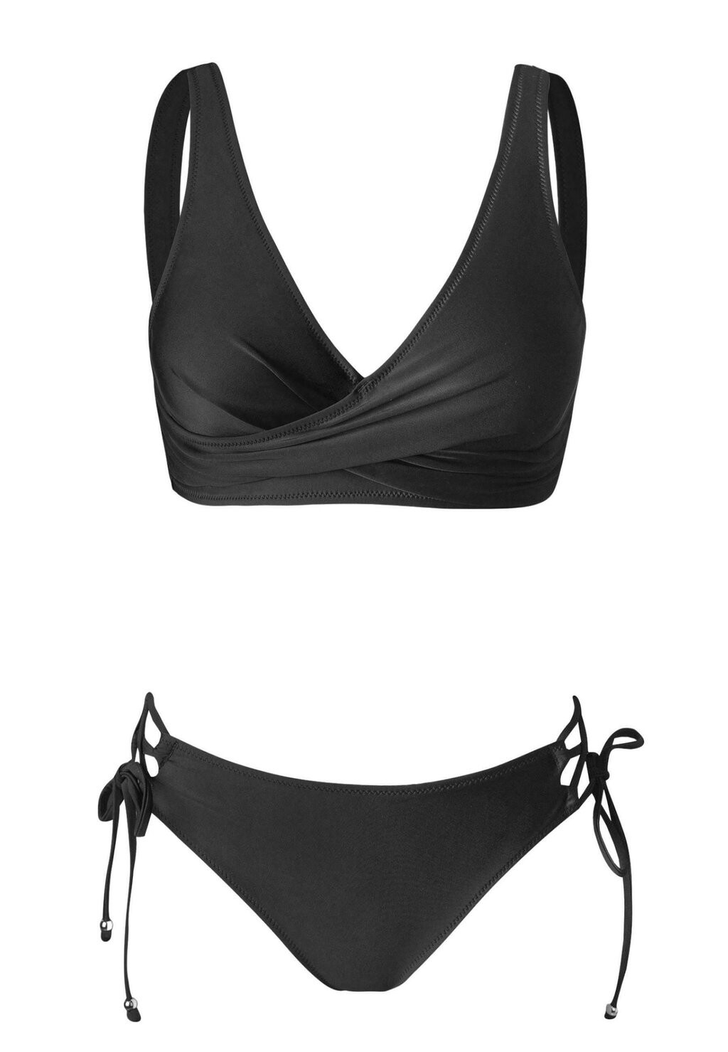 

Плавки бикини WICKELOPTIK LACE UP Cupshe, черный