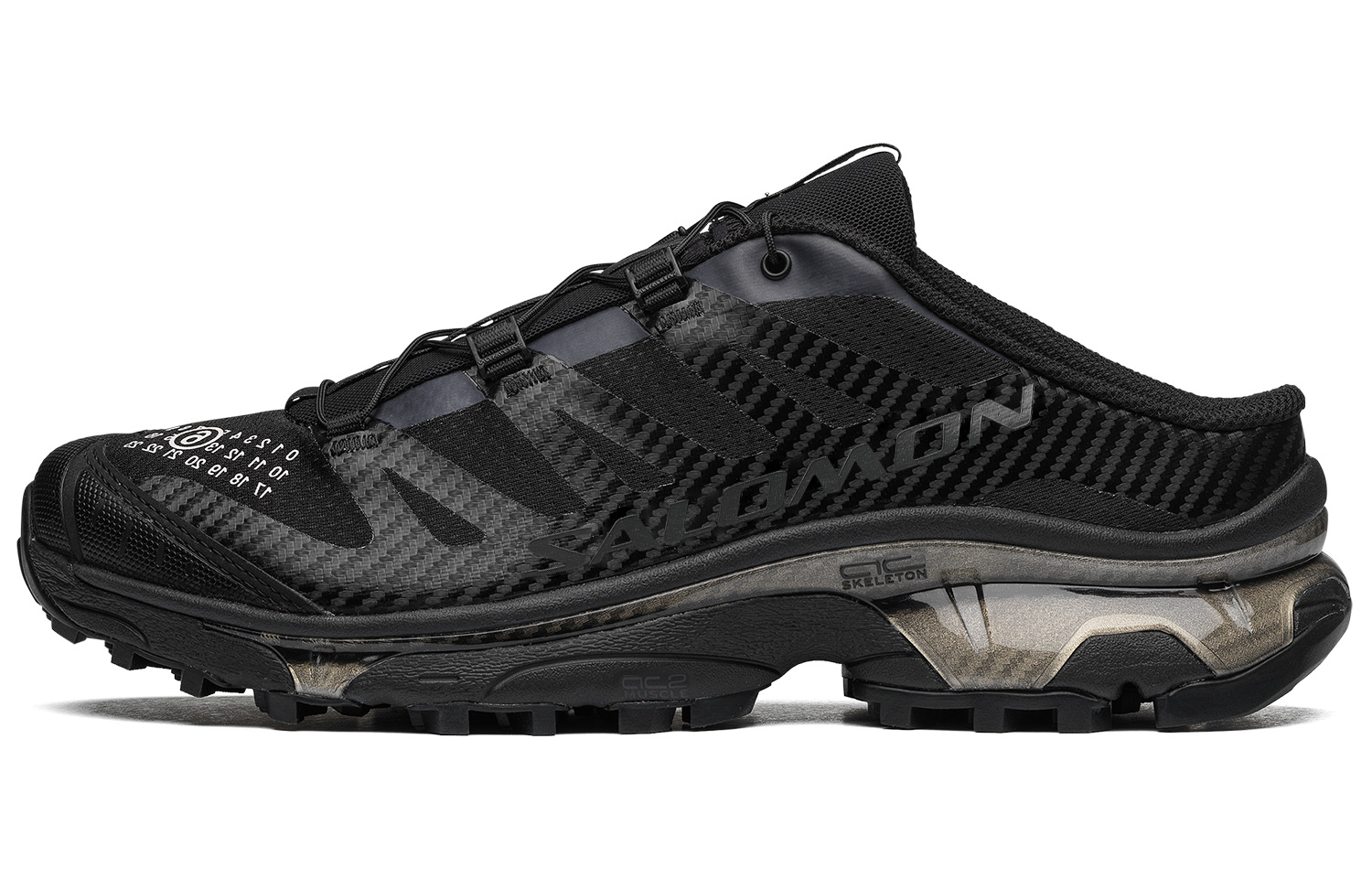 MM6 Maison Margiela x XT 4 Мюли, износостойкие, низкие, повседневные, унисекс, черные SALOMON, Black