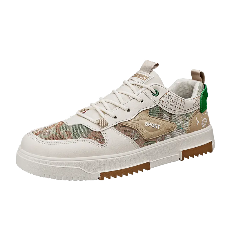 

KUPE Низкие скейтерские кроссовки мужские бежево-хаки, цвет Beige Khaki