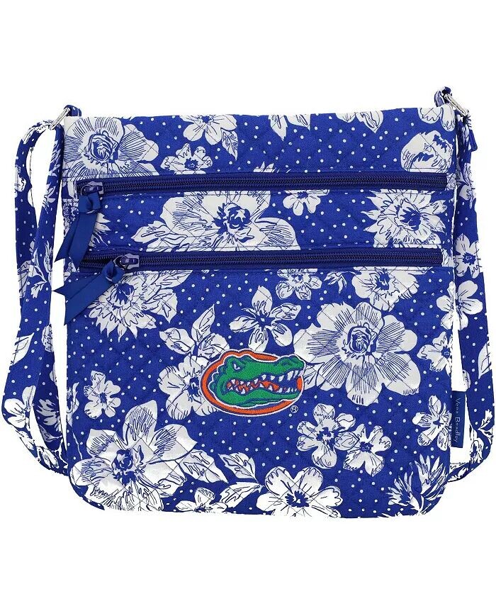 

Женская хипстерская сумка через плечо Florida Gators Rain Garden с тройной молнией Vera Bradley