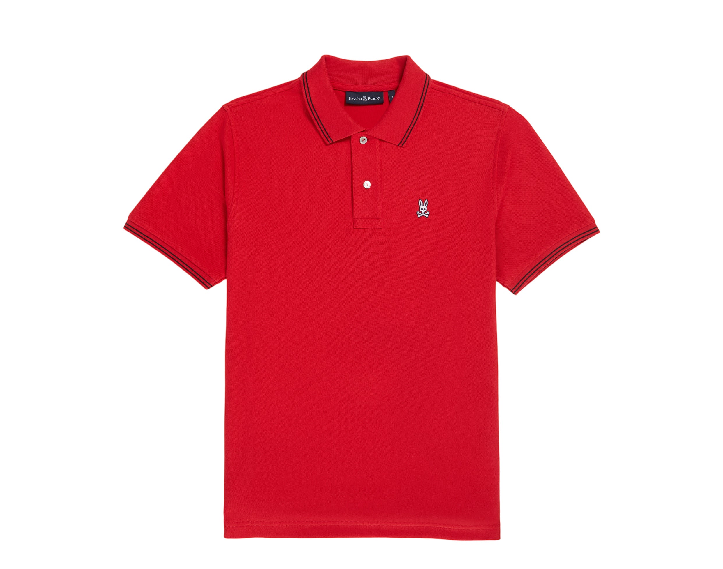 

Рубашка мужская Psycho Bunny Logan Polo Ruby Red B6K136X1PC-RBRD
