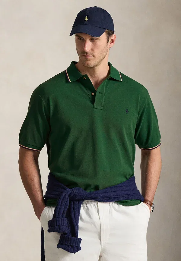 Сетчатое поло Polo Ralph Lauren Big & Tall, новый лес