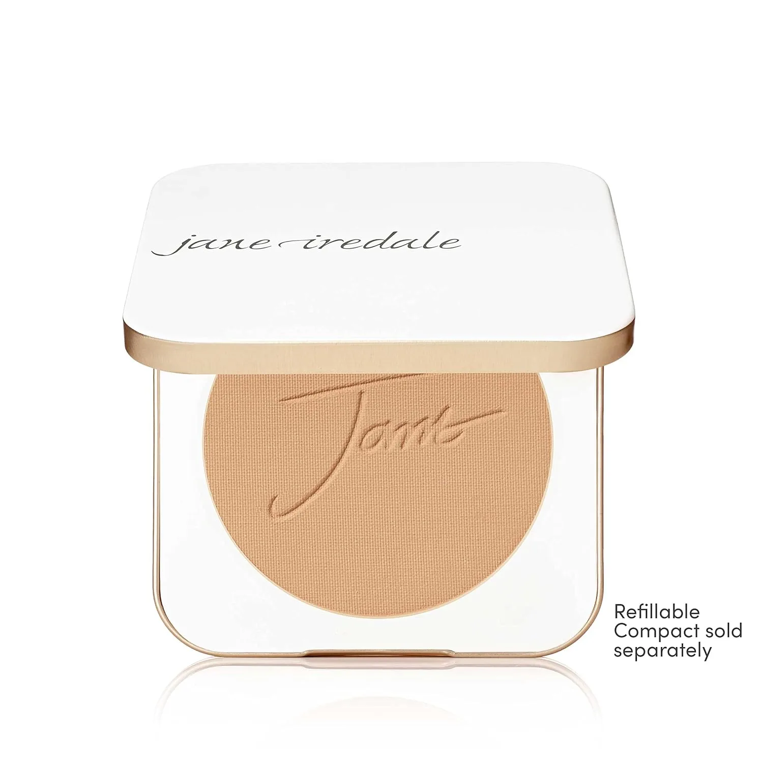 Набор многоразовых компактных пудр Jane Iredale PurePressed Base Mineral Foundation | Полуматовая прессованная пудра с SPF | Без талька, веганский продукт, не тестируется на животных, Sweet Honey — фото 4