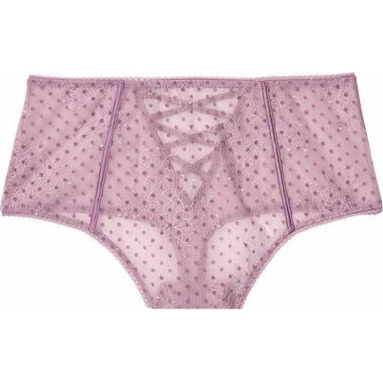 

Трусы Victoria's Secret 1 упаковка, фиолетовые в горошек