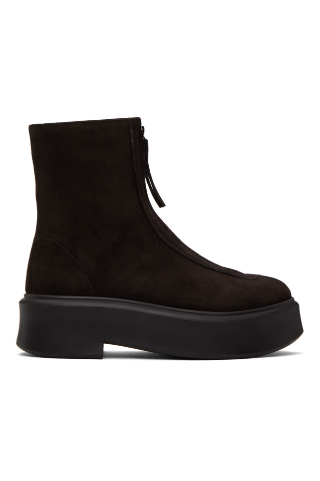 Зимние ботинки i boots The Row, коричневый