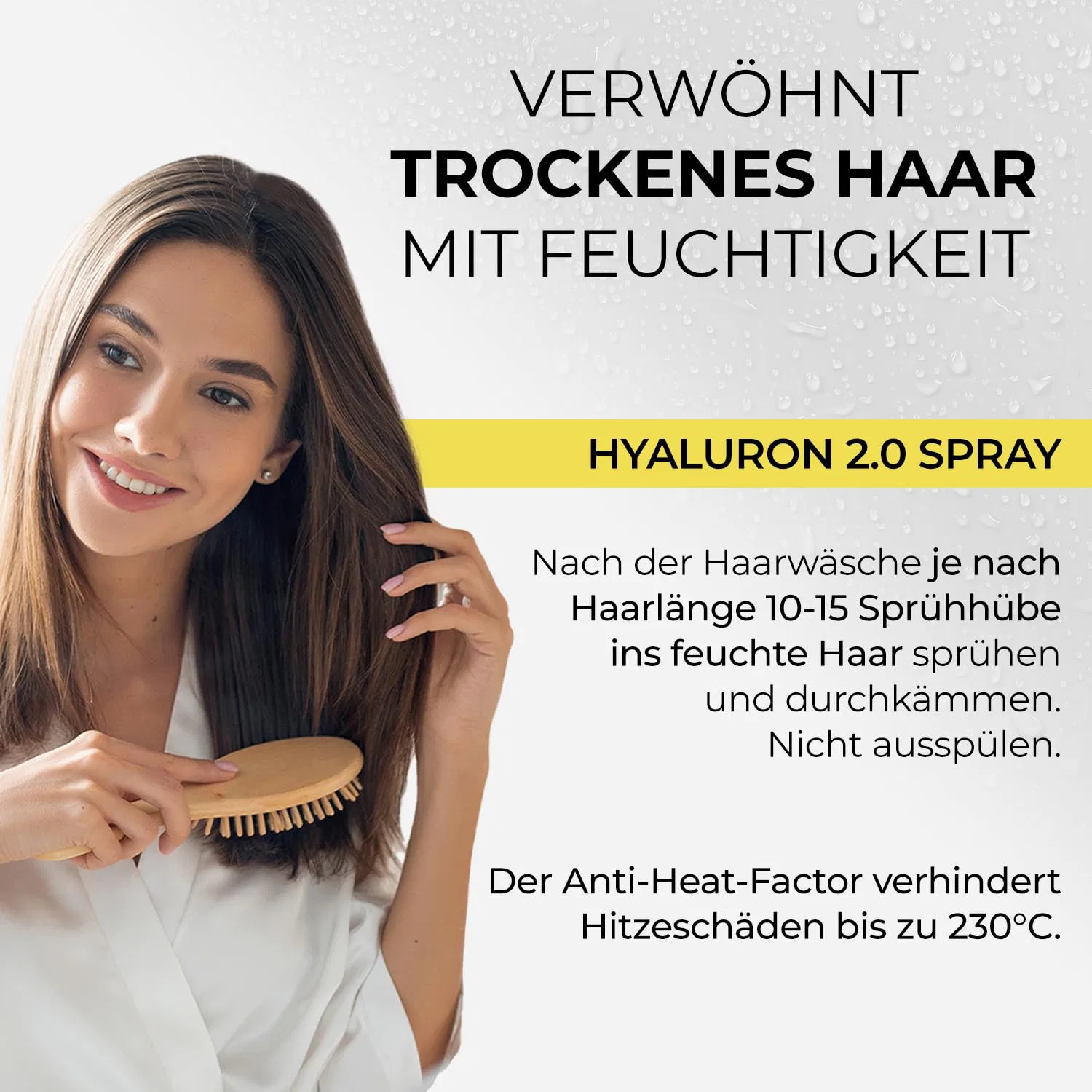 Спрей для сухих и ломких волос «Hyaluronic 2.0» от ALCINA ‎Alcina — фото 3