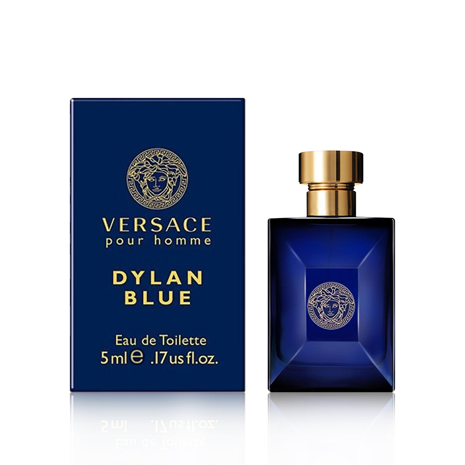 Мужская туалетная вода Versace Pour Homme Dylan Blue, 5 мл — фото 2