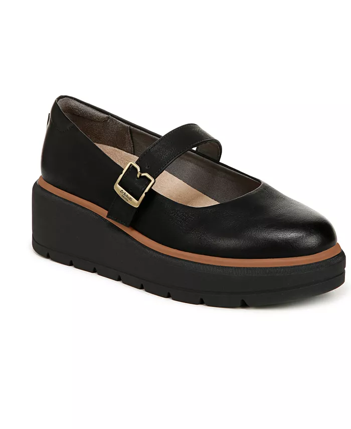 Женские платформенные лоферы Mary Jane Nice Day Max Dr. Scholl's, черный