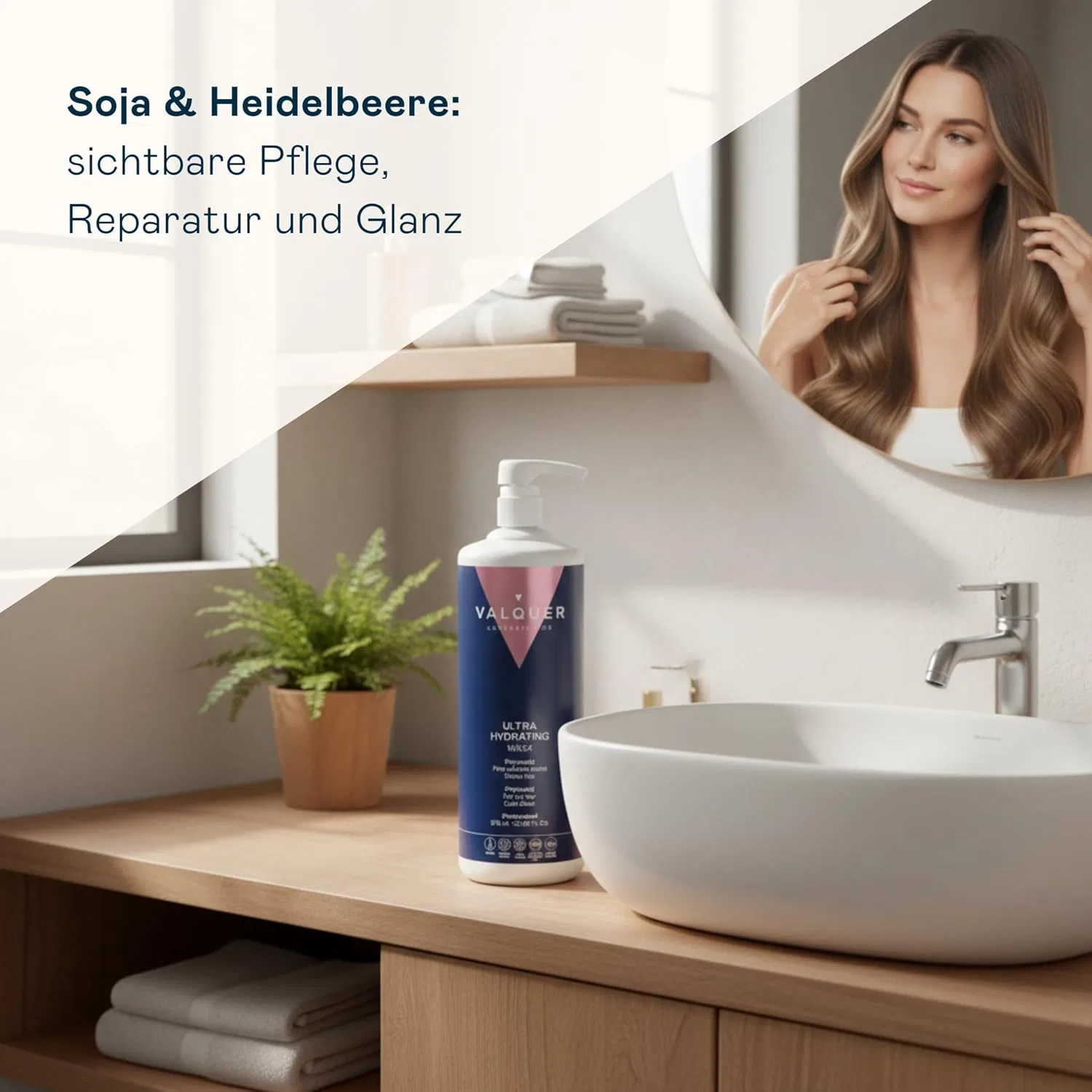 Ультраувлажняющая маска для волос Ultra-hydrating Ice Hair Mask от Válquer, 1000 мл Valquer Laboratorios — фото 4