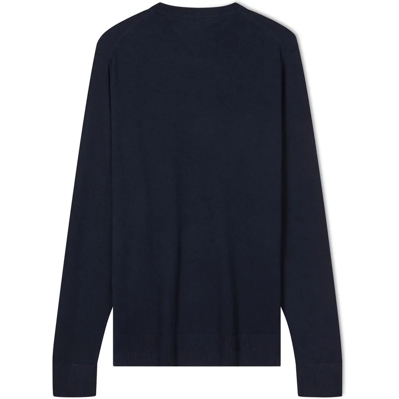 Трикотажный свитер с круглым вырезом Tommy Hilfiger, Dark Blue DU5 — фото 4