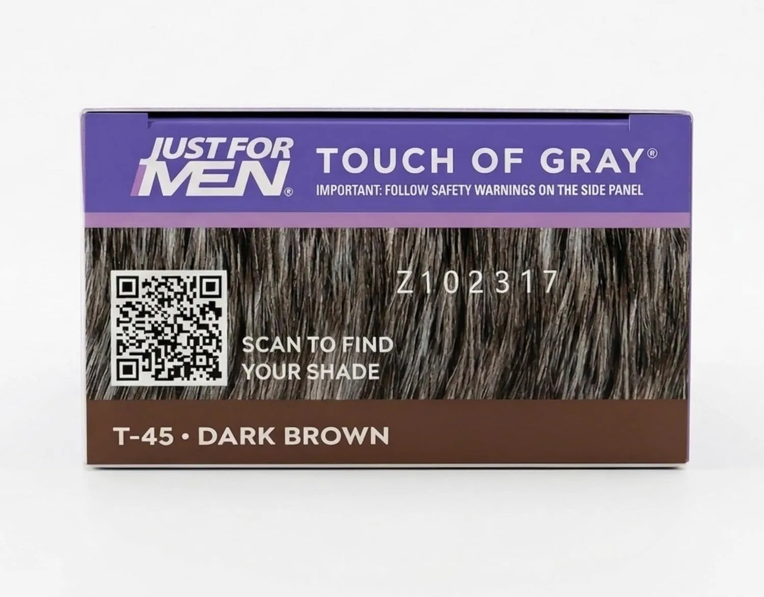 Средство для волос Just for Men Touch of Grey T-45 темно-коричневый, 8 шт. Just For Men — фото 3