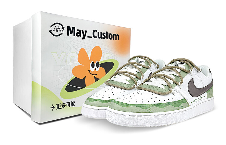 

Кроссовки Nike Court Vision 1, белый/зеленый