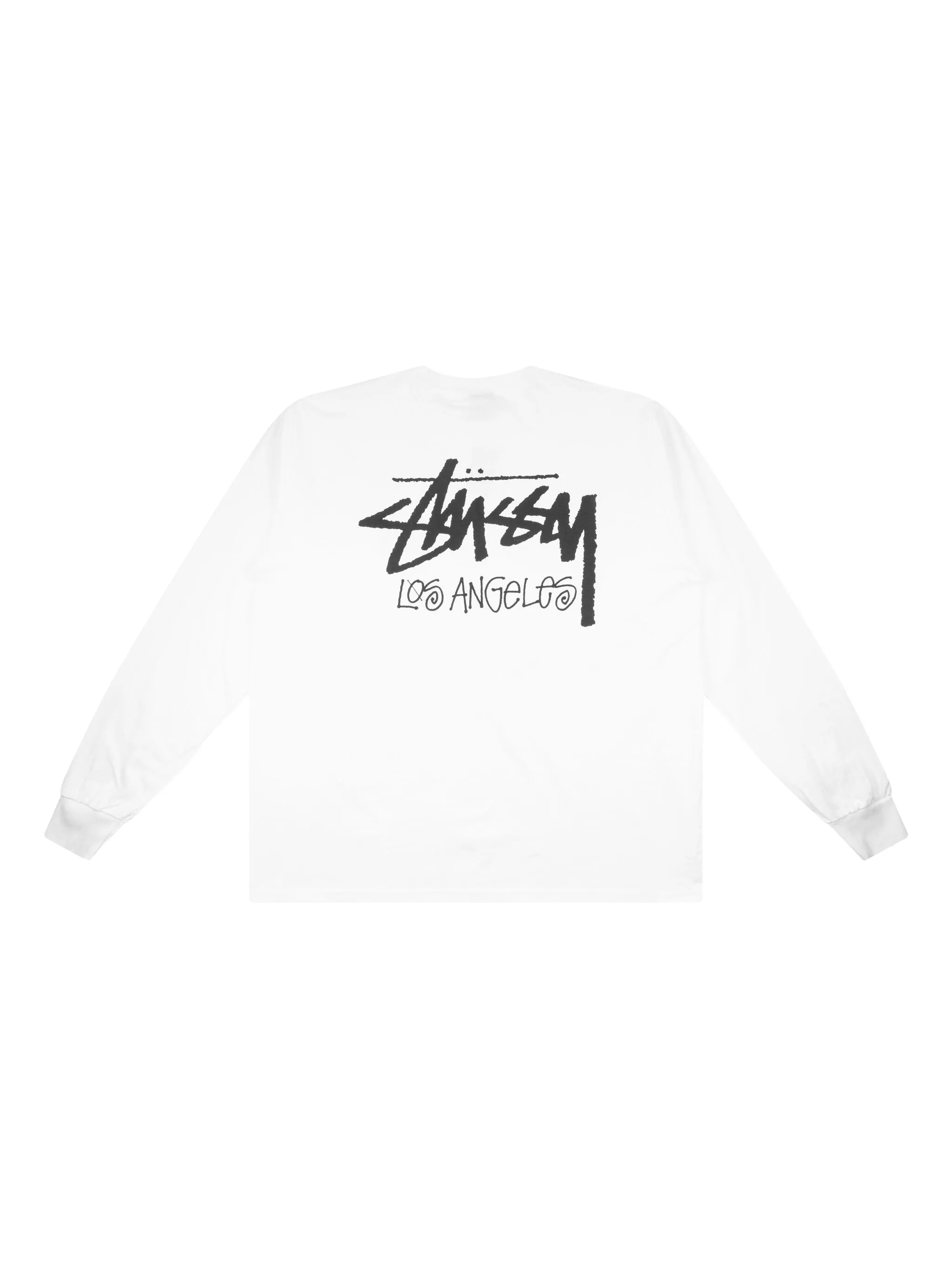 Футболка с длинными рукавами Stüssy, белый — фото 2