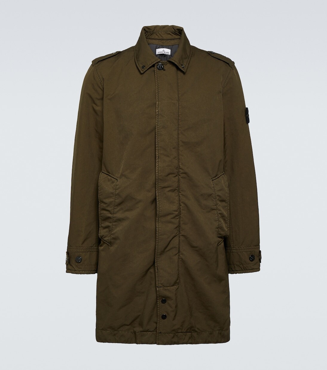 

Твиловое пальто david-tc Stone Island, зеленый