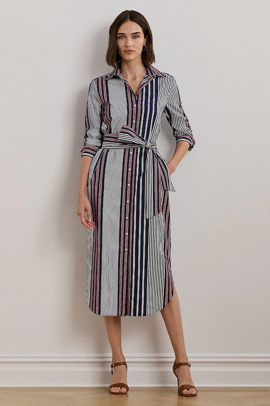 

Хлопковое платье Lauren Ralph Lauren, мультиколор
