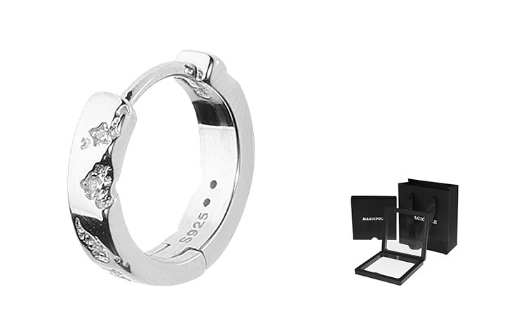 

MAGICPOLE Серебряные серьги S925 унисекс