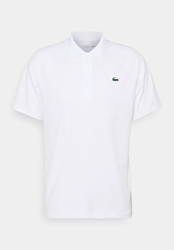 Классическая теннисная рубашка-поло Lacoste Sport, White