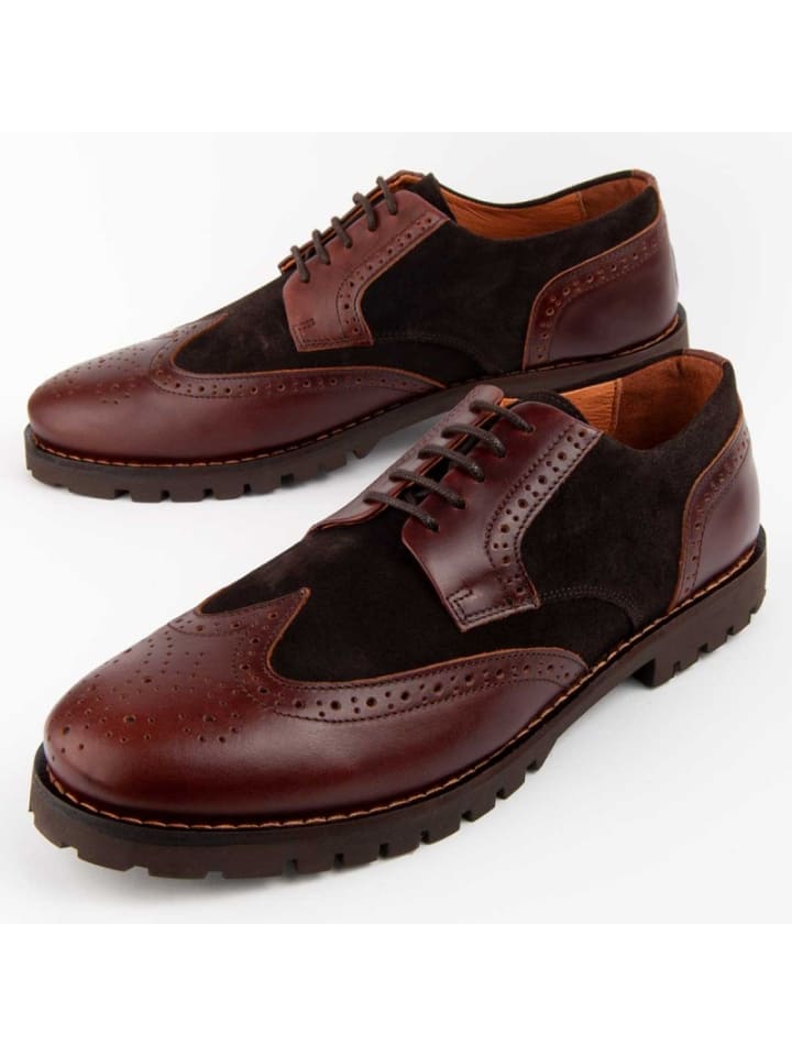 

Purapiel Ботинки Herac на шнуровке коричневого цвета