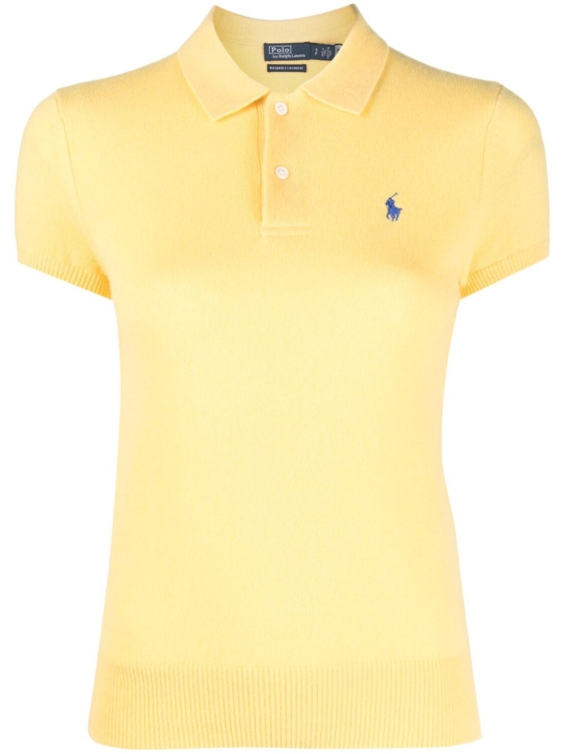 

Polo Ralph Lauren кашемировая рубашка поло Polo Pony, желтый
