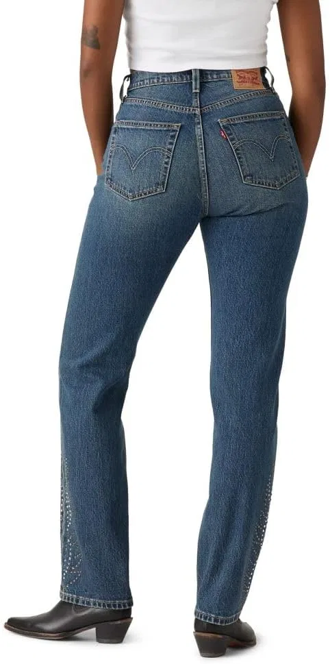 Женские джинсы Levi's 501 Curve, синий — фото 2