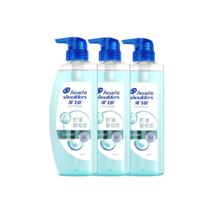 Head & Shoulders Шампунь для объема и защиты кожи головы, увлажняющий, контролирующий жирность, против перхоти, с лимоном, Oil Control Volumizing Shampoos 360g*3